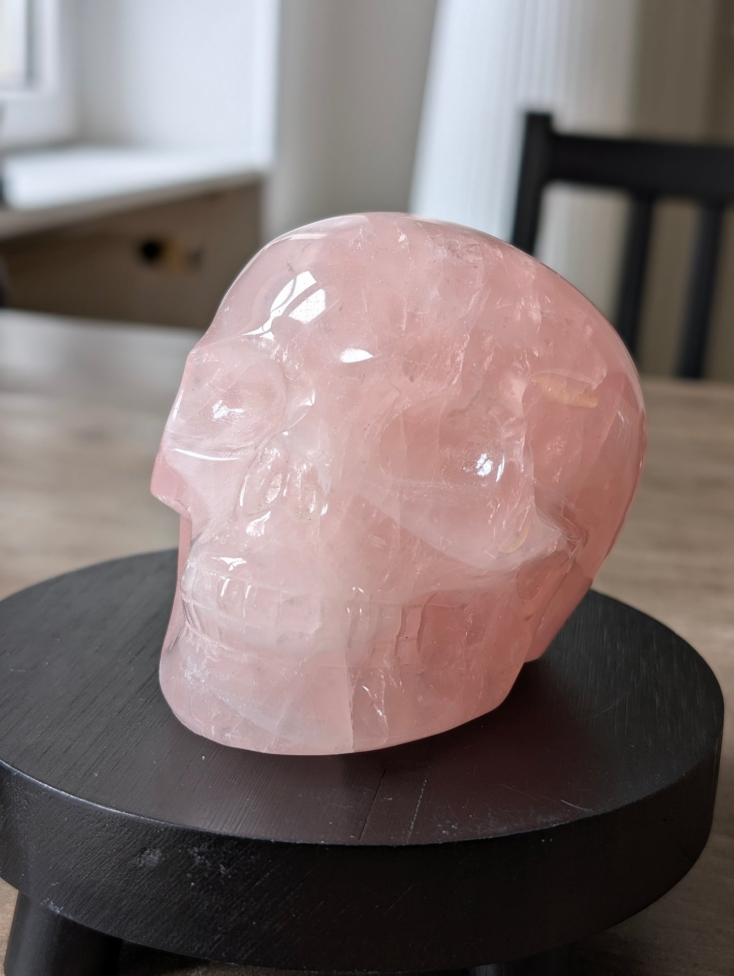 Statue quartz rose