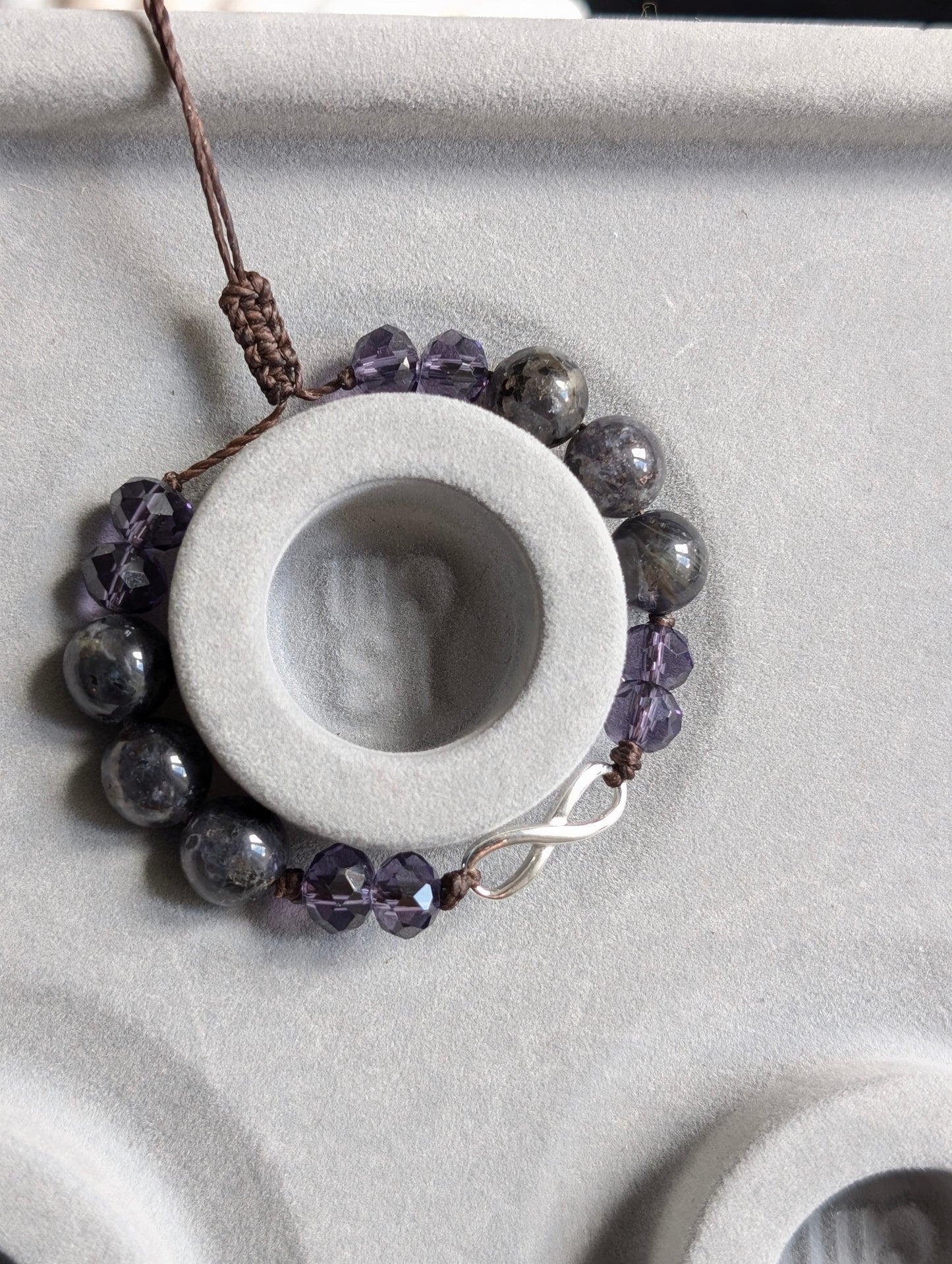 Bracelet enfant 13 cm cordierite / iolite