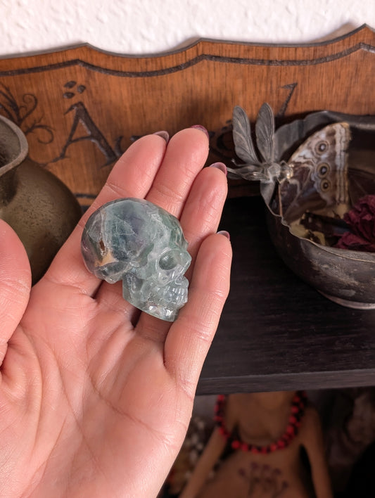 Crâne en fluorite