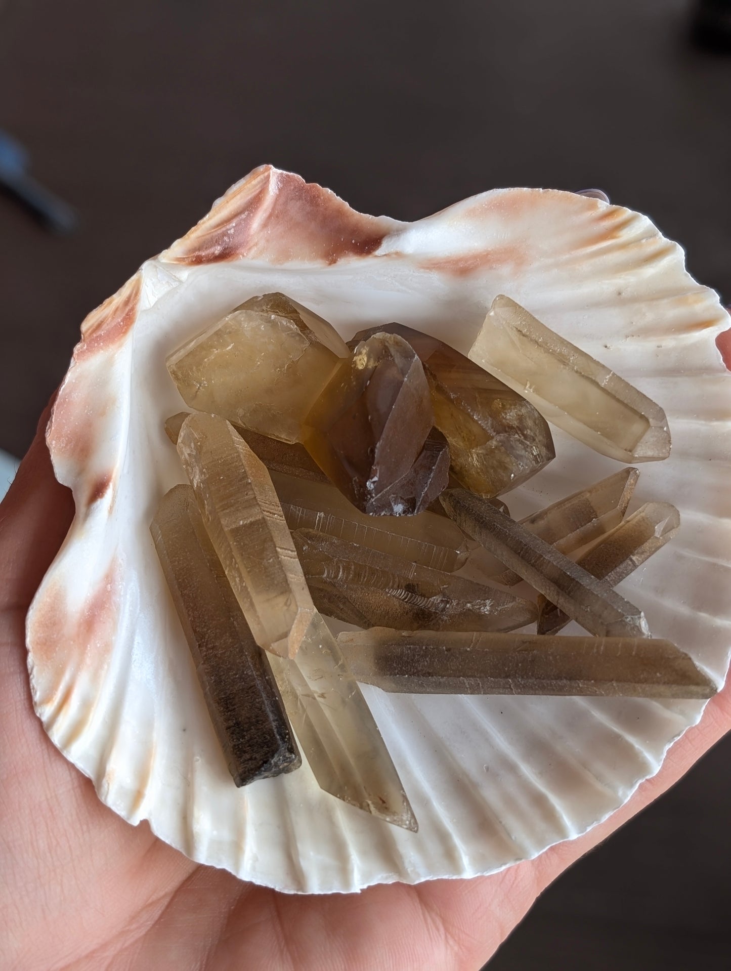 Pointes de citrine véritables