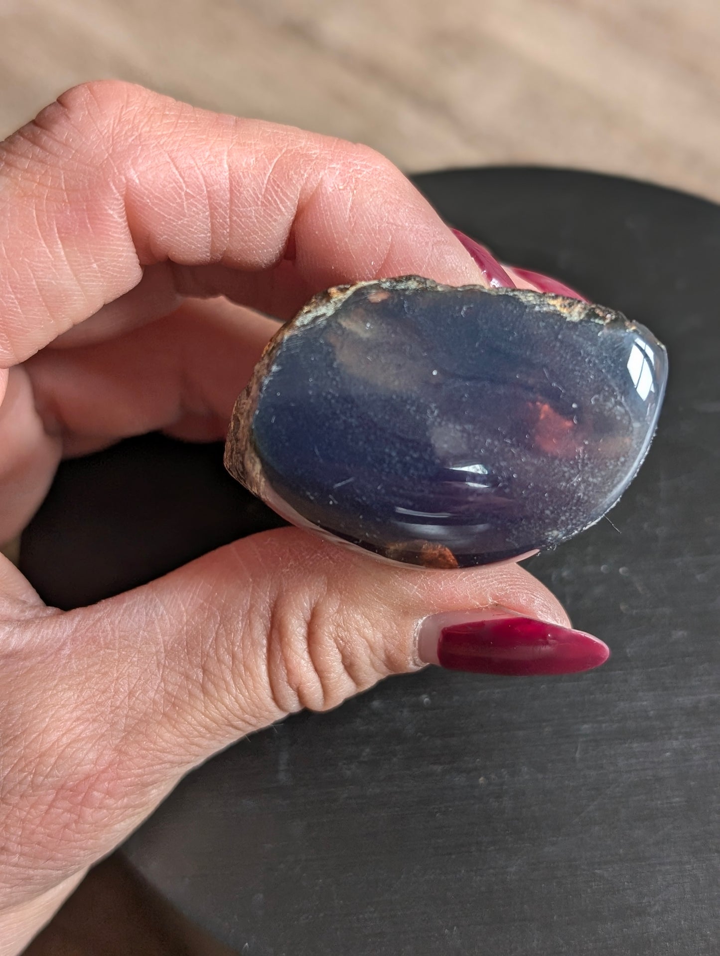 Morceau ambre bleue AU CHOIX menu déroulant
