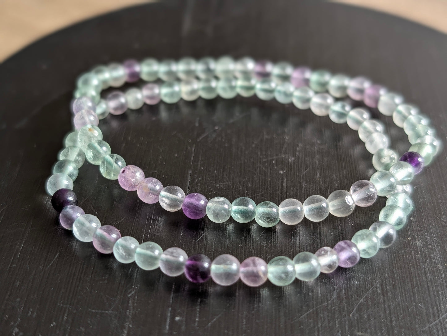 1 bracelet en fluorite 17 cm