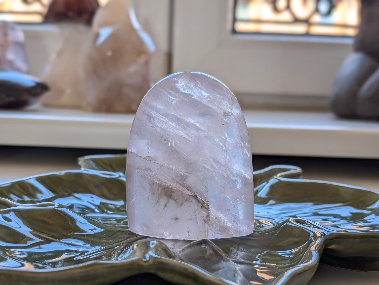 Quartz rose à poser qualité ++photo contractuelle )