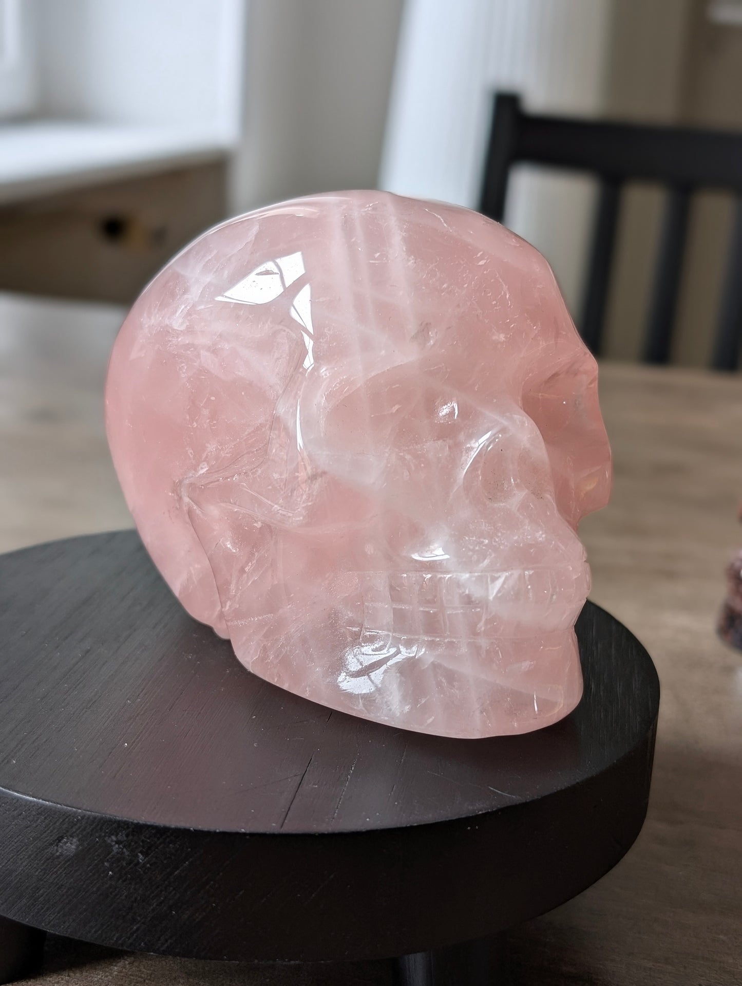 Statue quartz rose