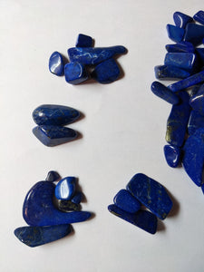 10 grammes de lapiz lazuli - 2 à 5 morceaux environ