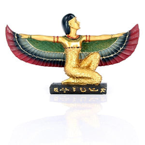Statuette Isis ailes déployées 15cm de large