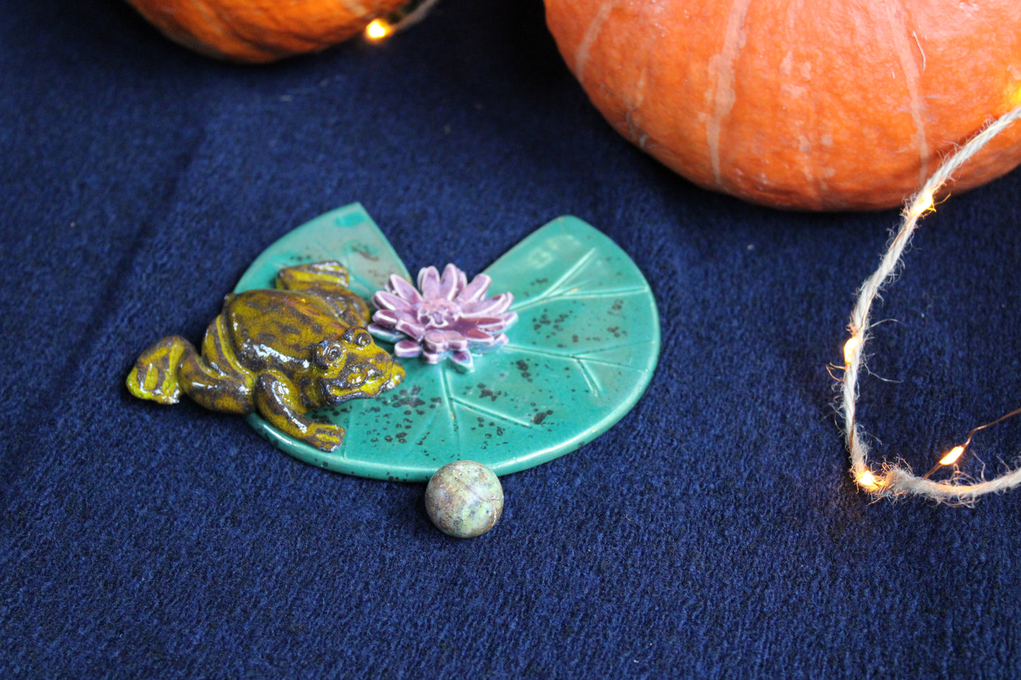Lot mariage poteries locale et bille d'opale verte - COLIS