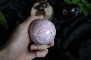 1 sphère rhodochrosite du Pérou 5.4 cm