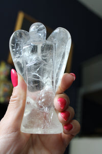 Un ange en cristal de roche 11.5 cm !!!